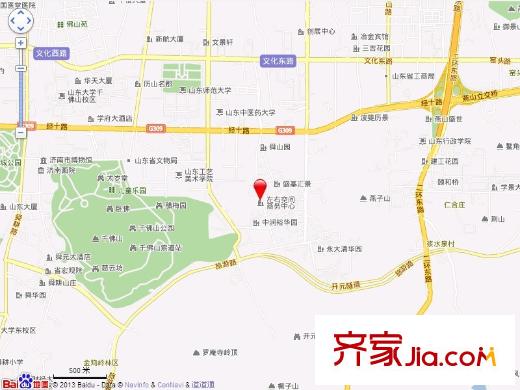 環(huán)山路單位宿舍交通圖