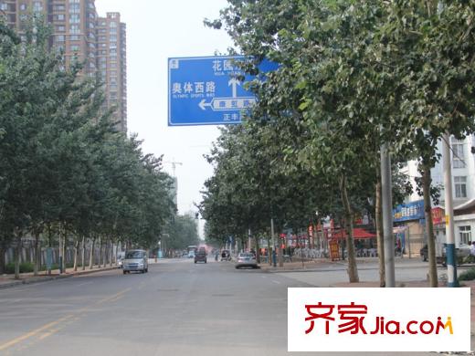 豐奧嘉園配套圖周邊配套-交通指示牌