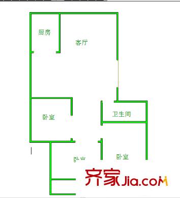 三慶燕柳園 3室 戶(hù)型圖
