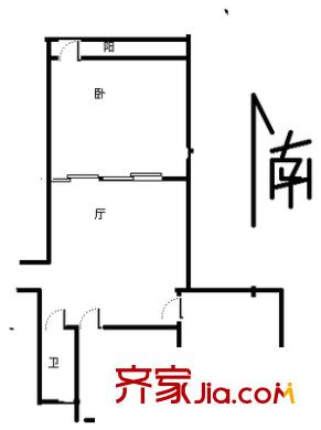佛山苑 2室 戶型圖