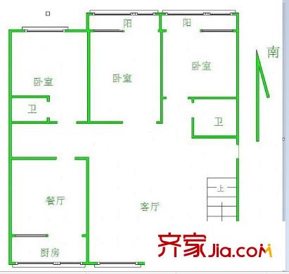 建鑫花園 0室 戶型圖