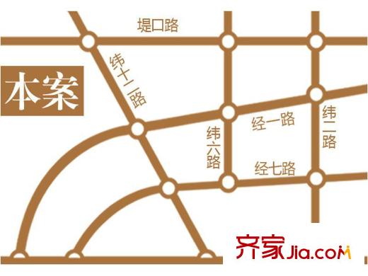 御景城交通圖區(qū)位圖