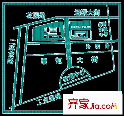 海信慧園交通圖
