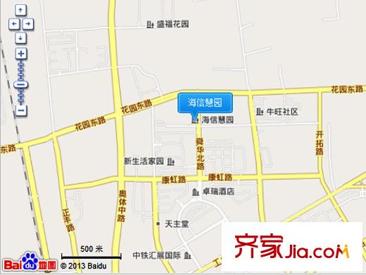 海信慧園交通圖