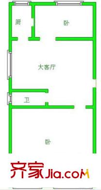 和平新村 2室 戶(hù)型圖