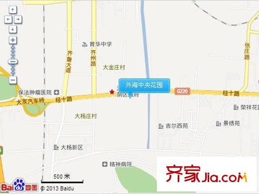 外海中央花園交通圖