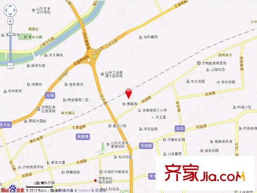 七里堡小區(qū)交通圖