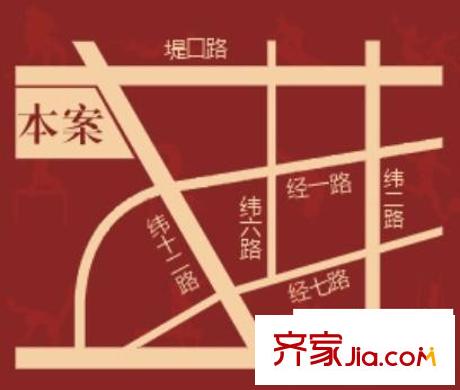 御景城交通圖區(qū)位圖