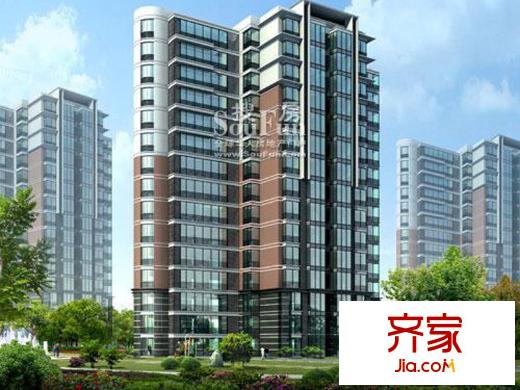 御景城外景圖樓座外立面效果圖