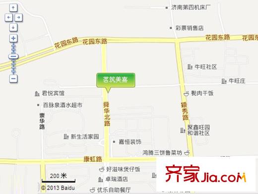 茗筑美嘉交通圖