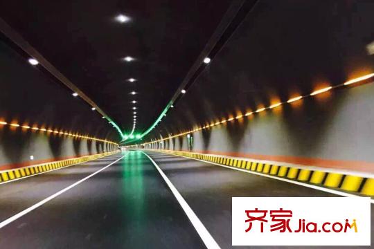 綠地國際城周邊二環(huán)南路老虎山隧道