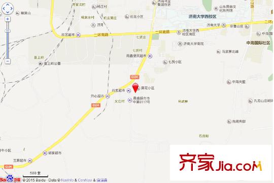 綠地國際城交通圖