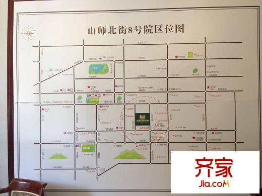 山師北街8號(hào)院區(qū)位圖（2015-012-17）