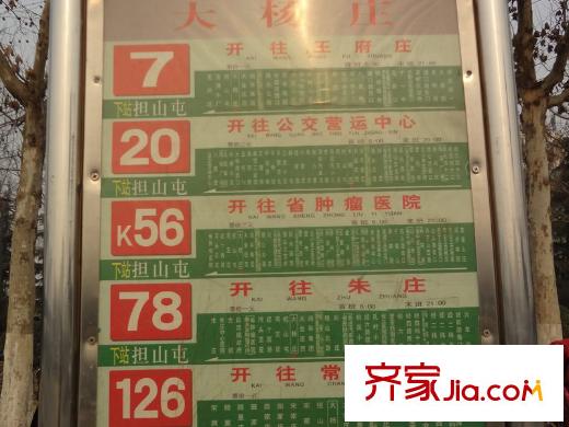 大楊新區(qū)周邊“大楊莊”站牌