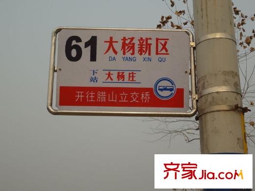 大楊新區(qū)周邊“”站牌