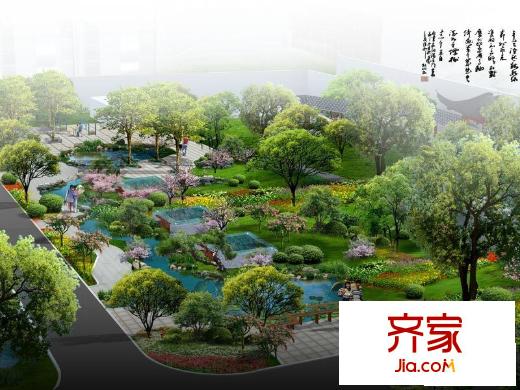 中南名邸社區(qū)園林規(guī)劃