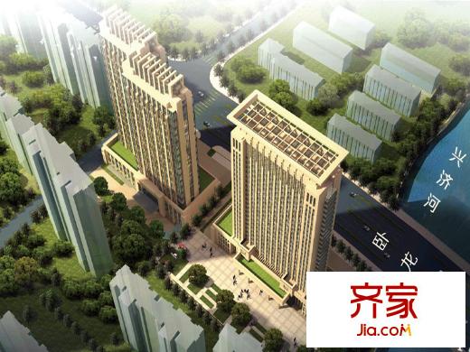 泉景天沅LOFT鳥瞰圖