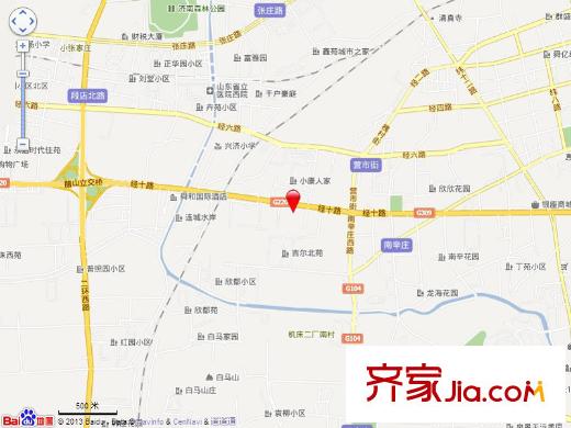 凱旋新城嘉苑交通圖