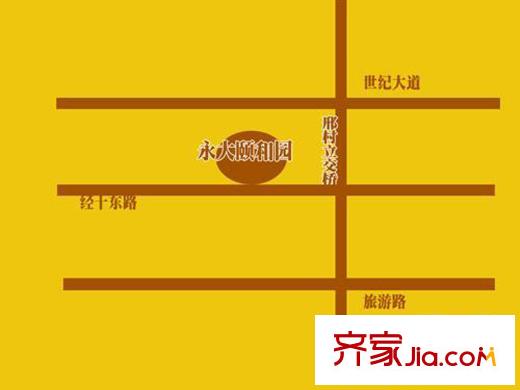 永大頤和園區(qū)位圖