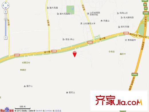 三箭匯福山莊?攬山電子地圖