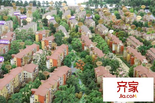 建邦原香溪谷沙盤圖實景（2015-1-8）