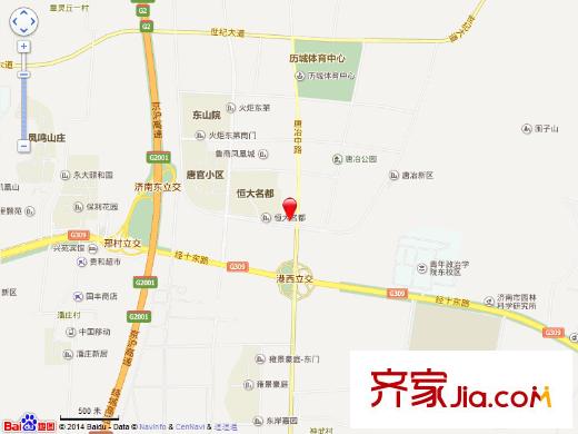 帝華鴻府交通圖