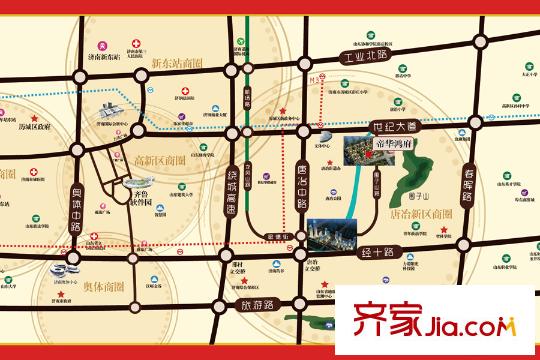 帝華鴻府區(qū)位圖