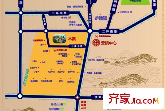福景佳苑?2期區(qū)位圖
