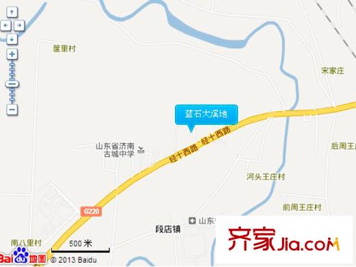 藍(lán)石大溪地交通圖