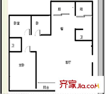 云錫花園 0室 戶(hù)型圖