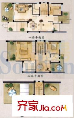 野鴨湖?酩悅臺(tái)L2小雙拼別墅 4室2廳3衛(wèi)1廚