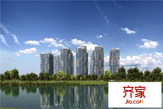 滇池國(guó)際會(huì)展中心?山海灣近景 日景