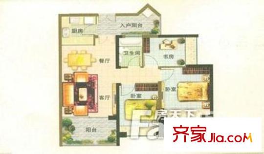 金曇花園 戶型圖