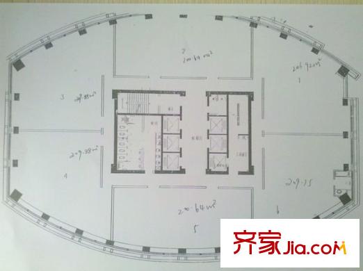 領域時代 5室 戶型圖