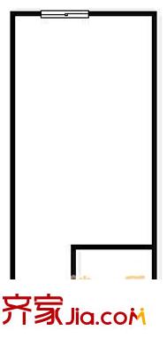 集大廣場(chǎng) 1室 戶型圖
