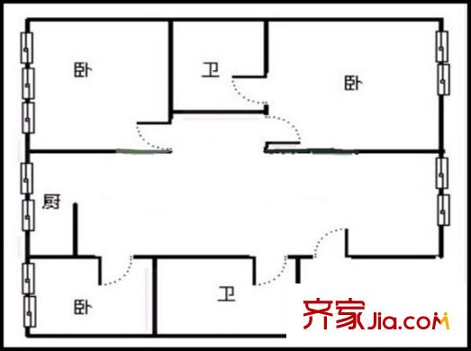 金聯(lián)大廈 3室 戶型圖