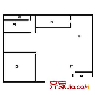 昆湖花園戶(hù)型圖6 