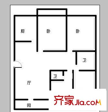 溫馨家園 4室 戶型圖