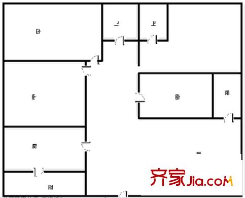 溫馨家園 4室 戶型圖