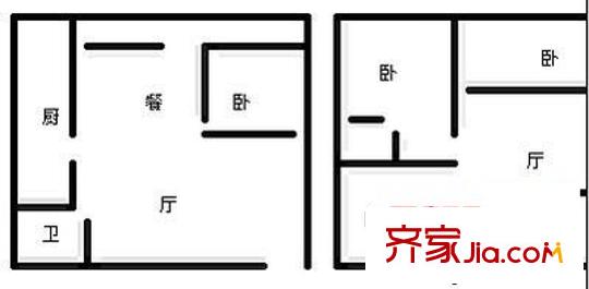 溫馨家園 4室 戶型圖
