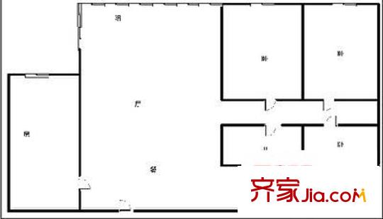 泰和園 4室 戶型圖