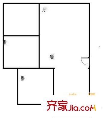 英茂花園 3室 戶型圖