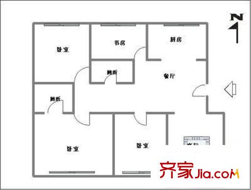 英茂花園 4室 戶型圖