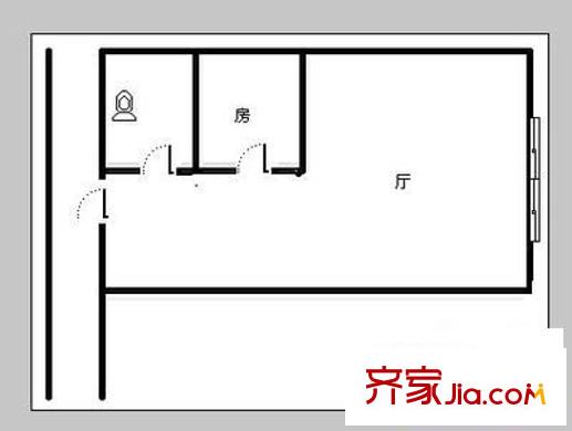 南屏?xí)r代 2室 戶型圖