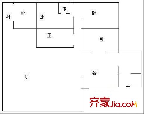 翠湖俊園戶型圖俊園 5室 戶型圖 5室2廳3衛(wèi)1廚
