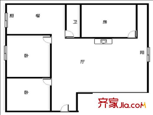 春暉小區(qū)戶型圖戶型圖 三室 3室2廳1衛(wèi)1廚