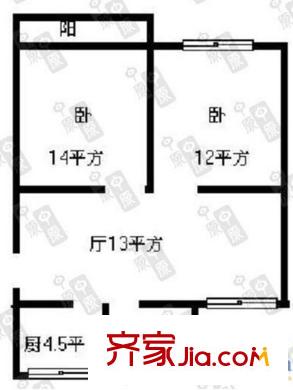 春暉小區(qū)戶型圖戶型圖 兩室 2室2廳1衛(wèi)1廚