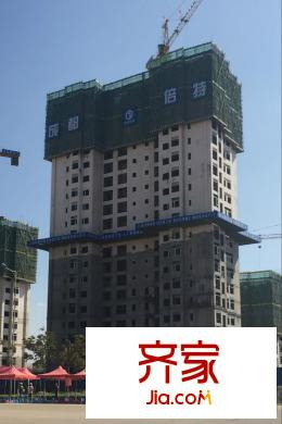 萬(wàn)科公園里項(xiàng)目1棟施工進(jìn)度（2015.12.07）