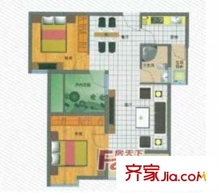 中央麗城2期 戶型圖