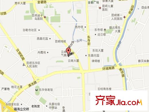中央麗城2期交通圖